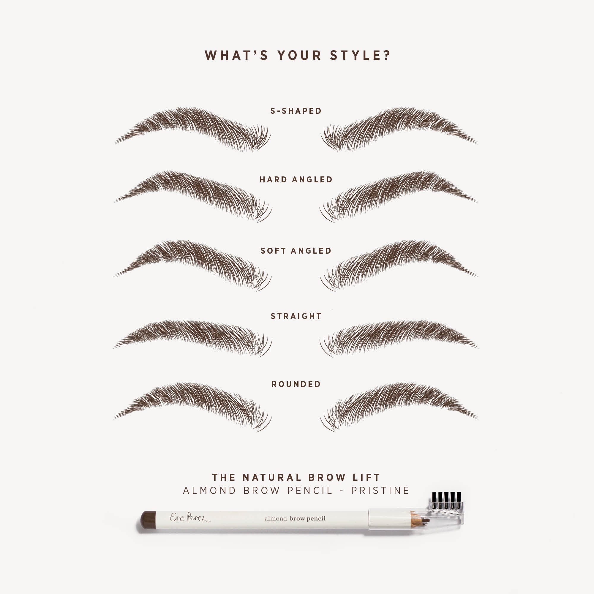 Ere Perez Almond Oil Eyebrow Pencil - Image 14