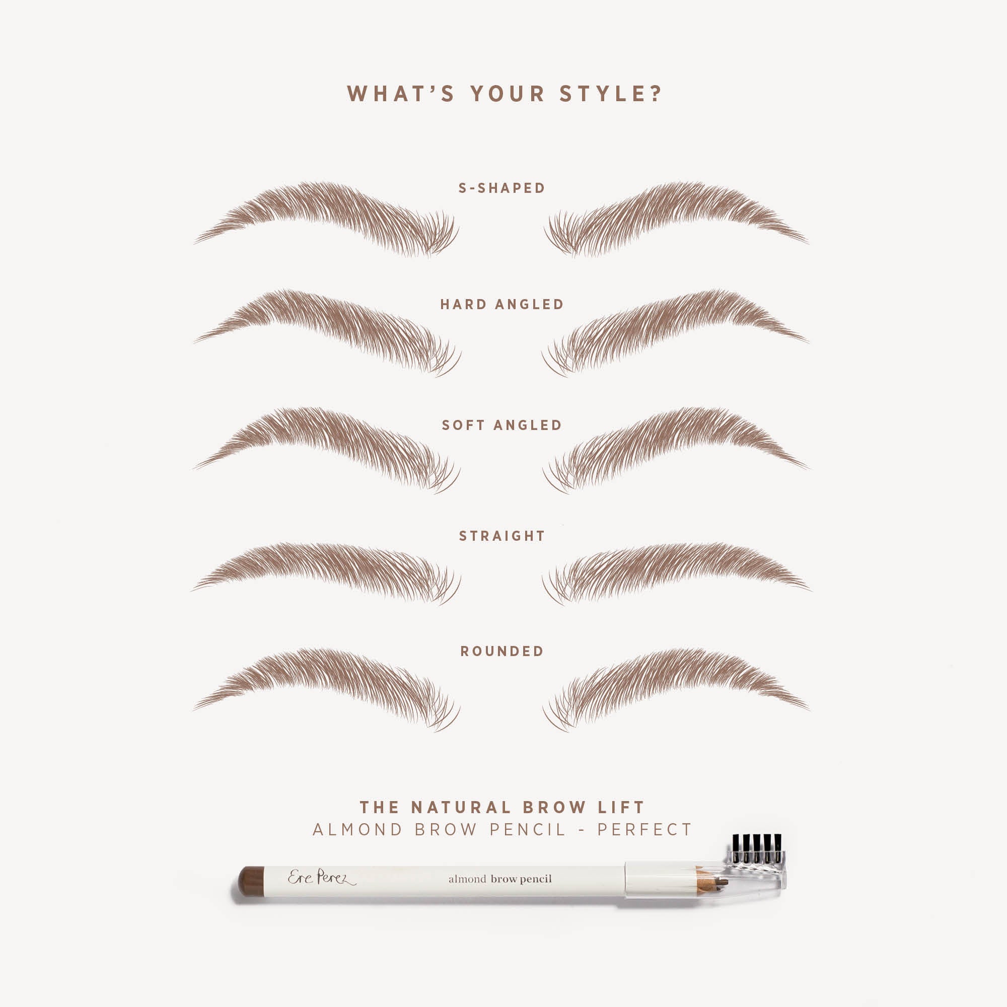 Ere Perez Almond Oil Eyebrow Pencil - Image 9