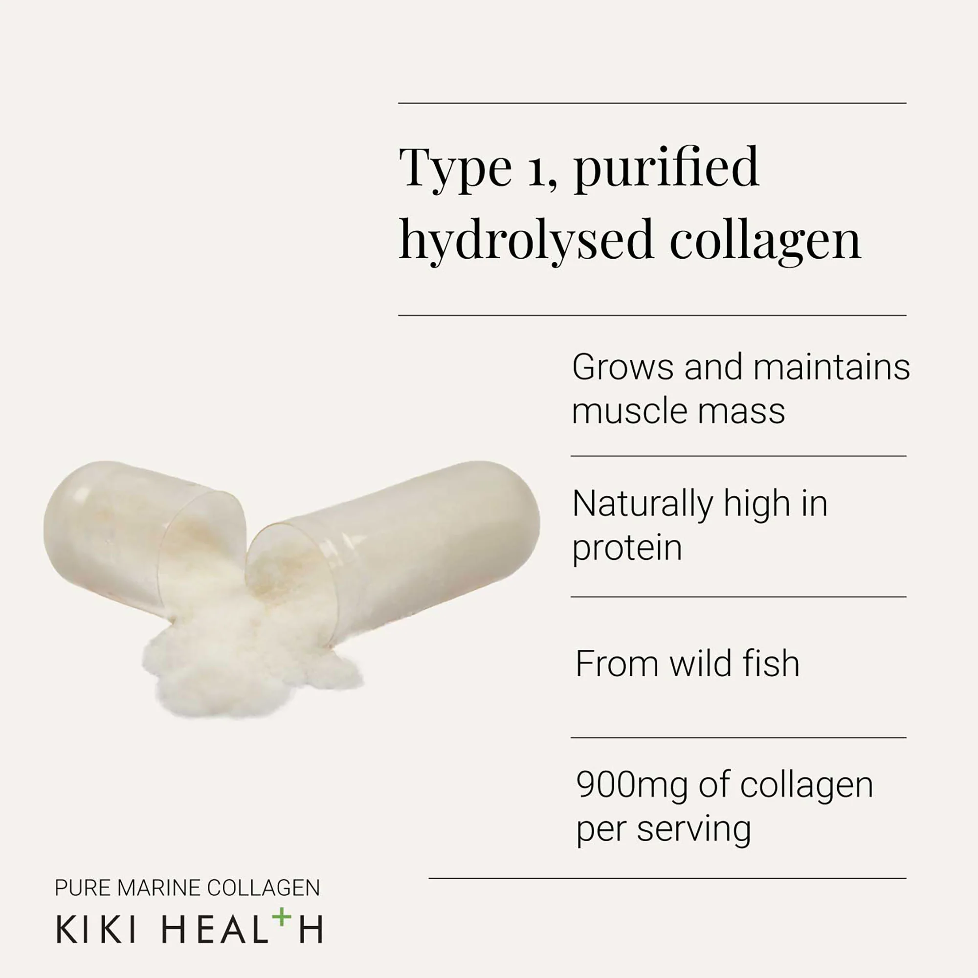 Kiki Health Collagen Pure Marine Capsules - Image 3