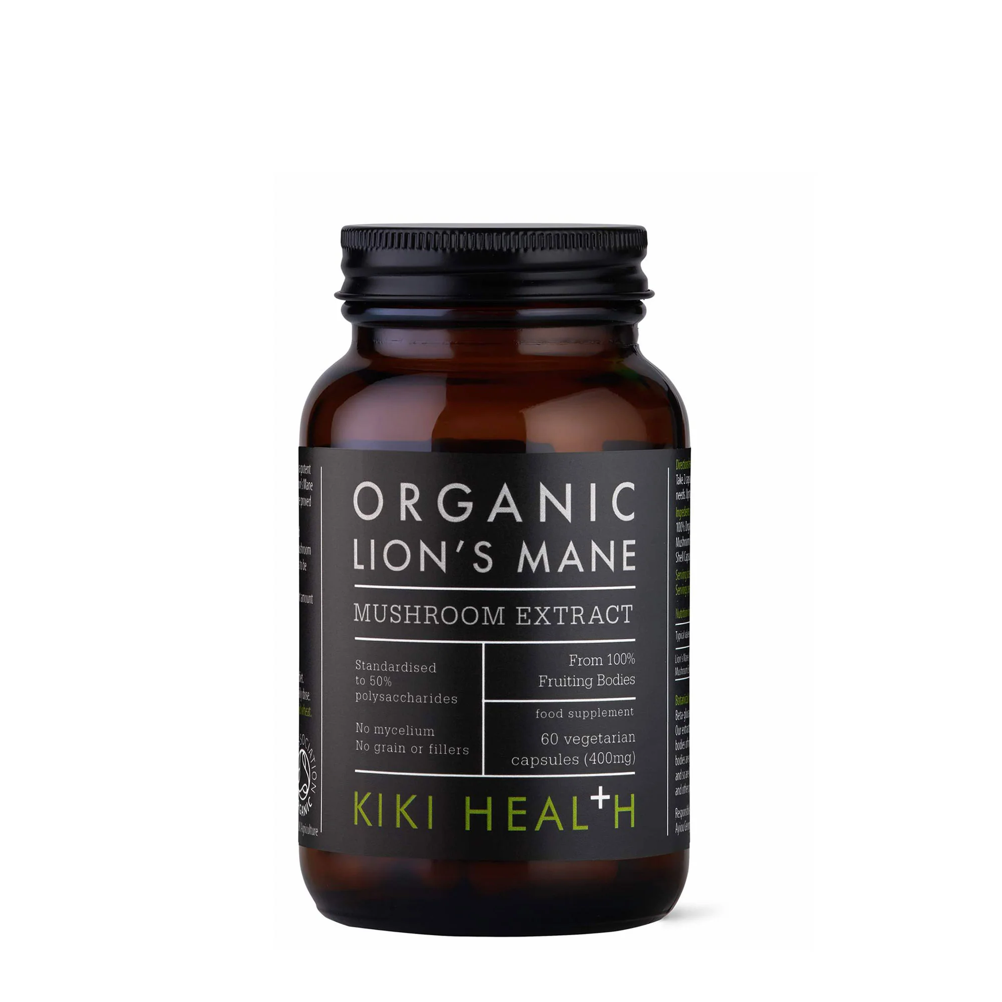Kiki Health Organic Lion's Mane Mushroom Extract