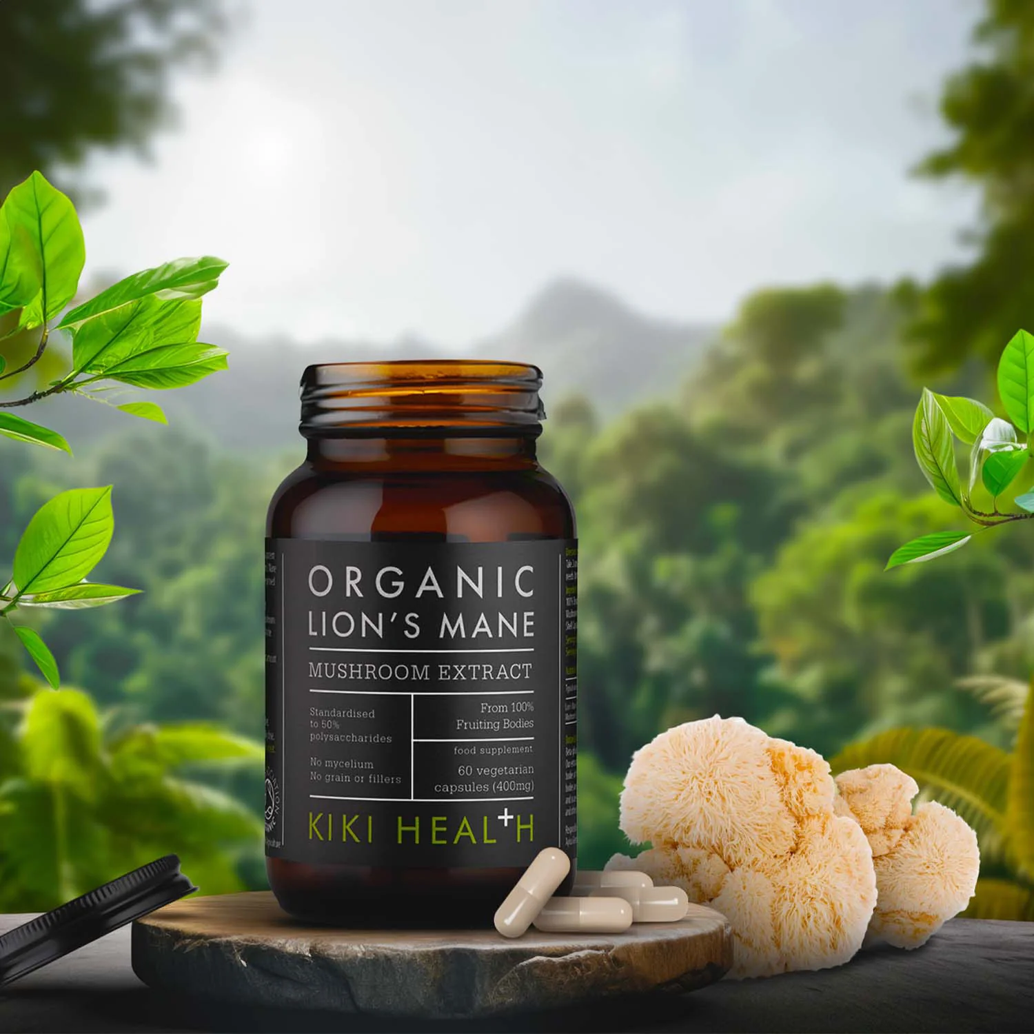 Kiki Health Organic Lion's Mane Mushroom Extract - Image 2