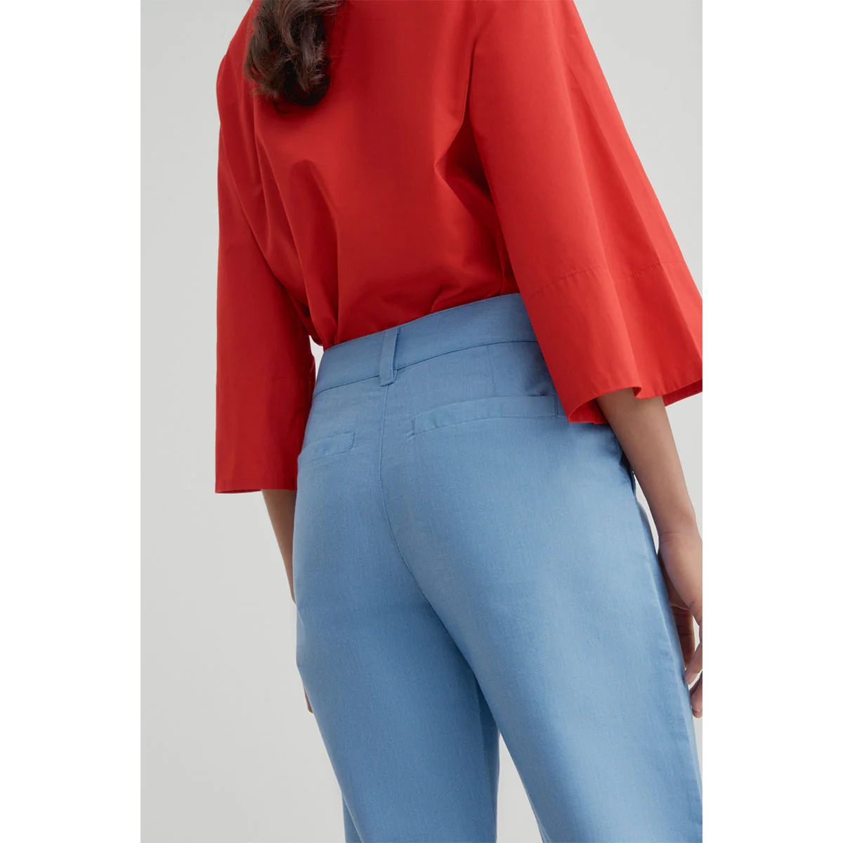 Kowtow Method Pants Sky Chambray - Image 5