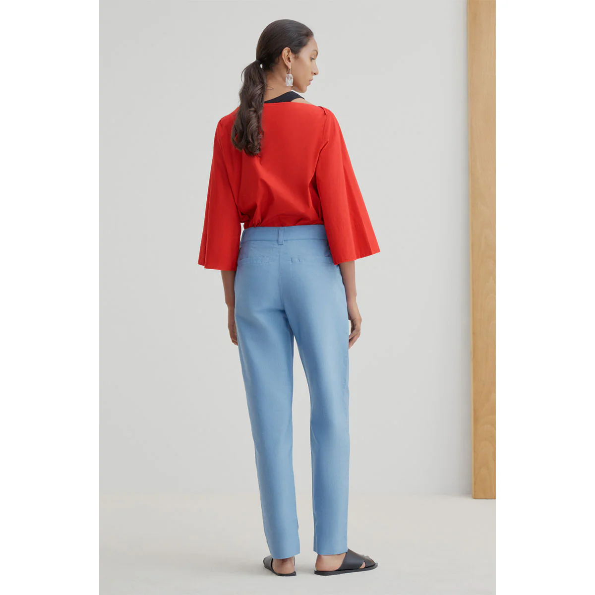 Kowtow Method Pants Sky Chambray - Image 6