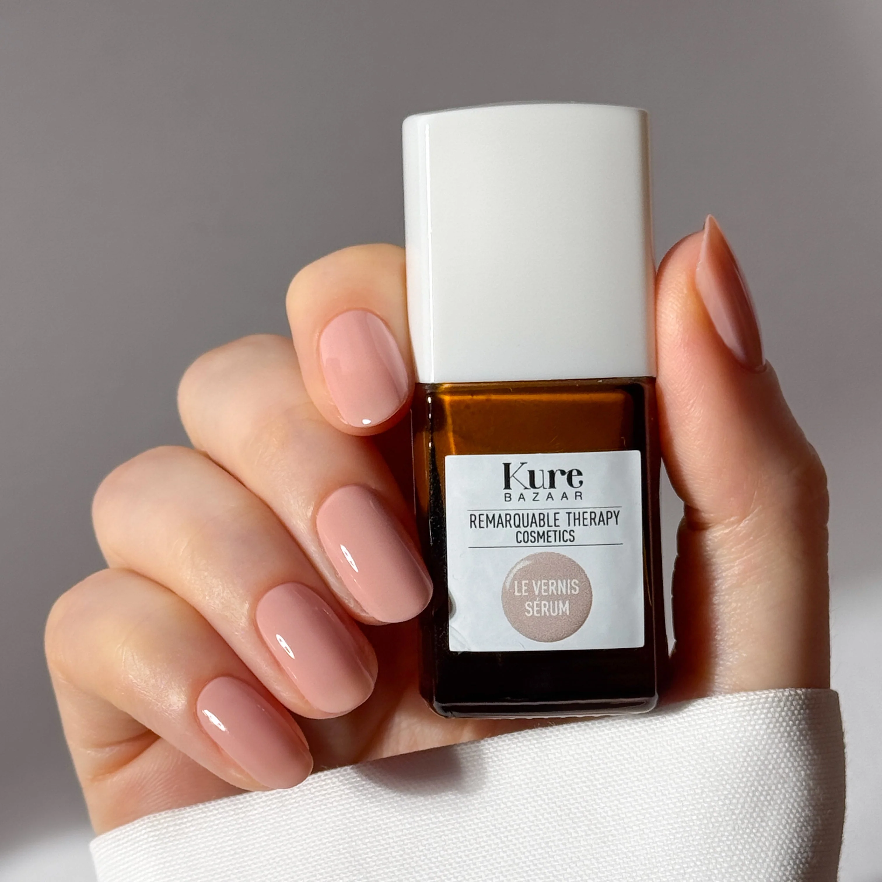 Kure Bazaar Colour Repairing Serum Nail Polish Le Rose 05 - Image 3