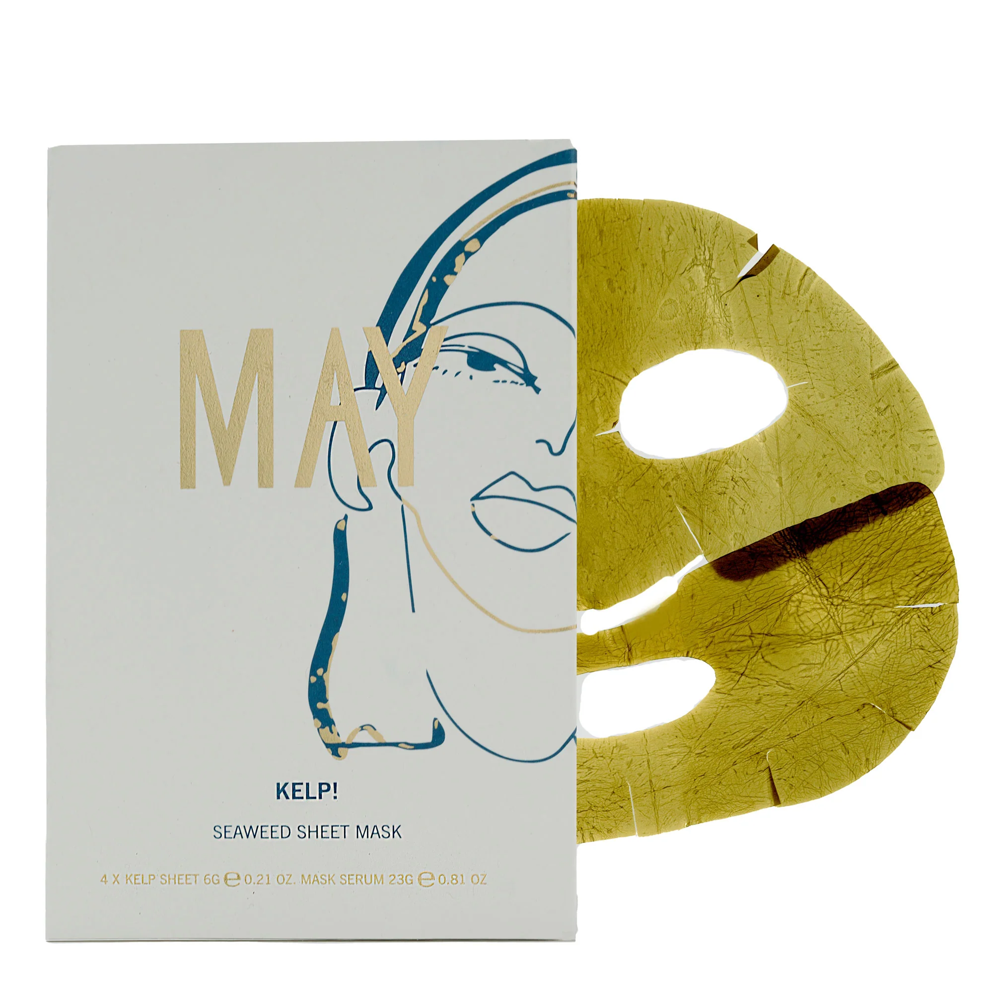 May Botanicals KELP! Seaweed Serum Sheet Mask - Image 3