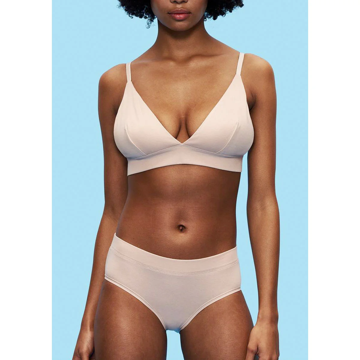 Organic Basics Organic Cotton Bikini Briefs 2-Pack Rose Nude - Image 3