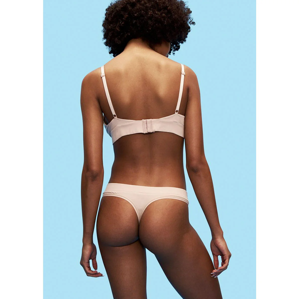 Organic Basics Organic Cotton Thong 2-Pack Rose Nude - Image 2