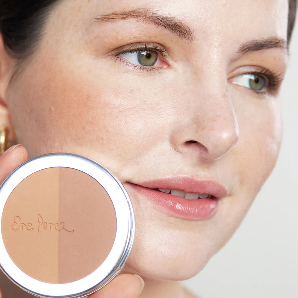 Ere Perez Rice Powder Blush & Bronzer - Roma - Image 5
